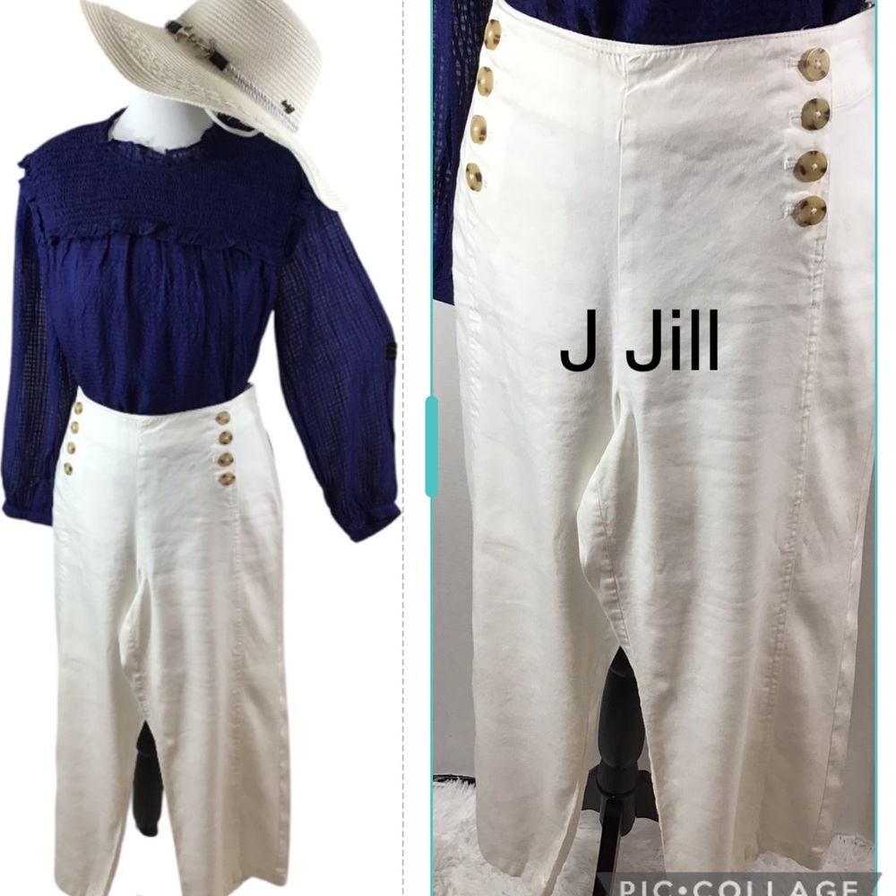 J. Jill White gaucho sailor’s pants 10